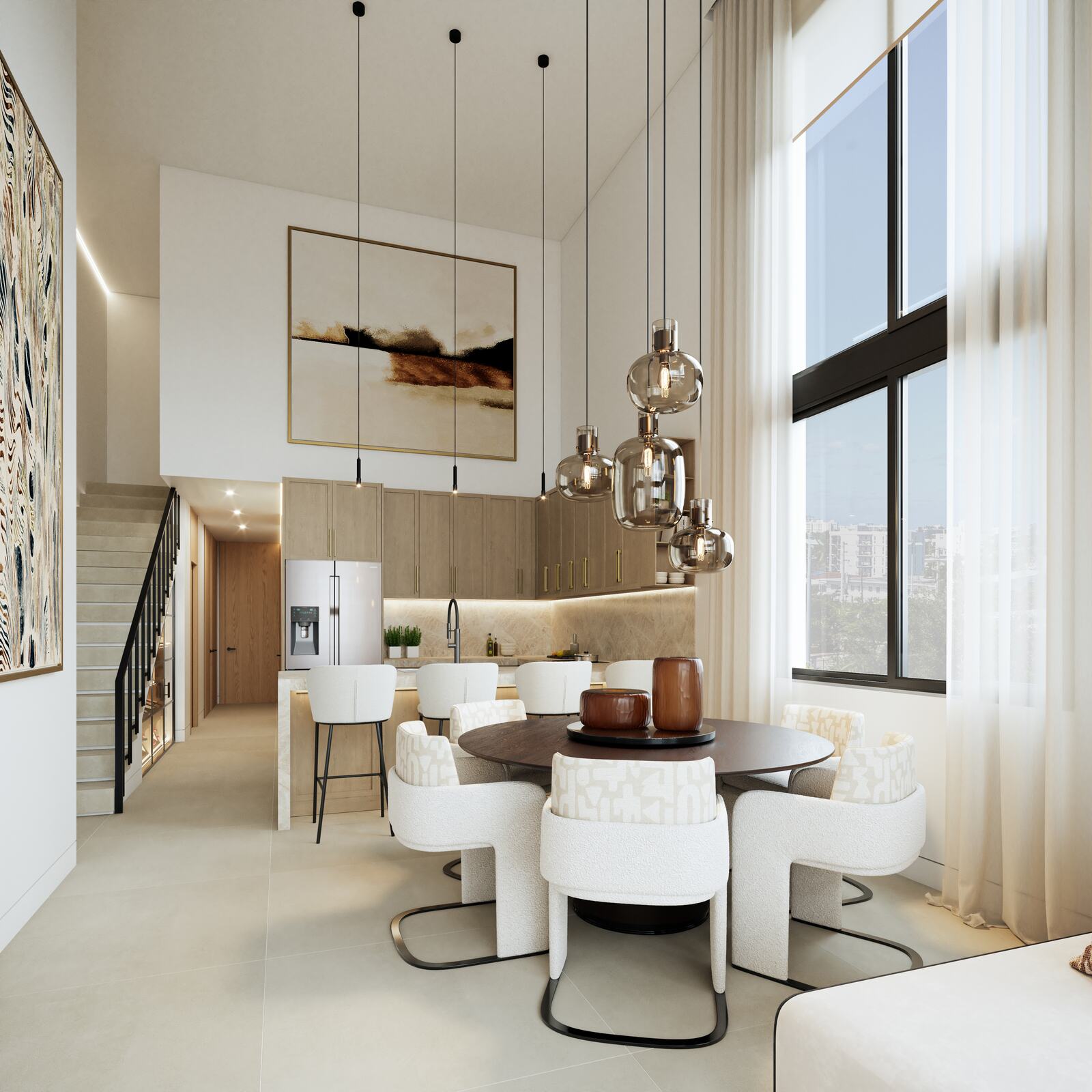 Cocina y comedor